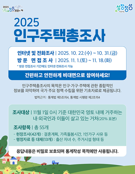 2025 인구주택총조사