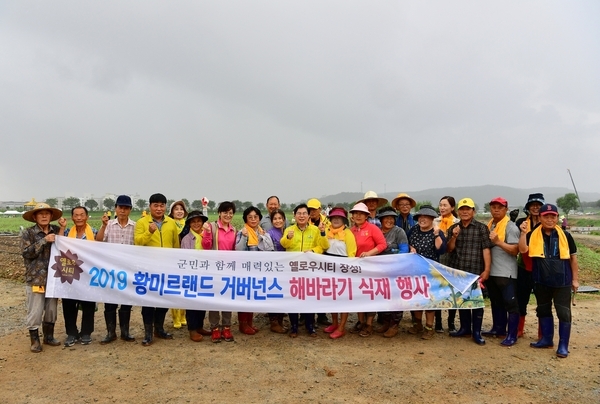 황미르랜드 해바라기 식재 커버런스 행사 이미지 1