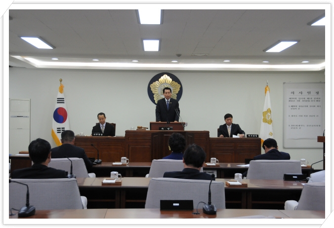 제239회 장성군의회 임시회 개회  이미지 1