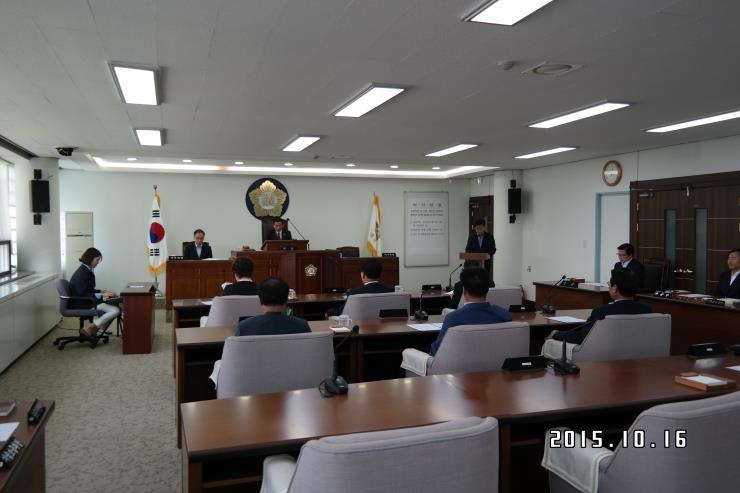 제275회 장성군의회 임시회 개최 이미지 1