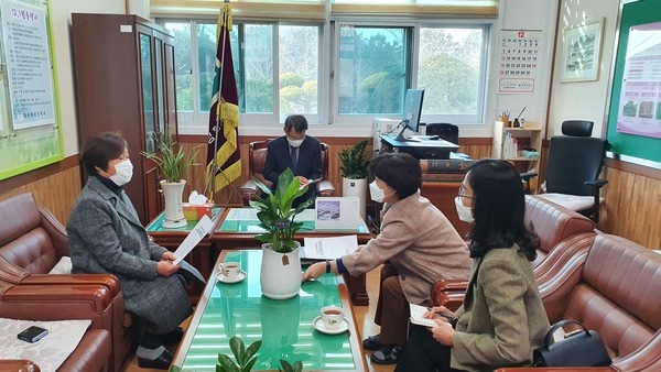 학교 현장 의견수렴 활동(황룡중) 이미지 2