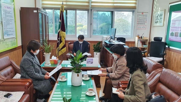 학교 현장 의견수렴 활동(황룡중) 이미지 1