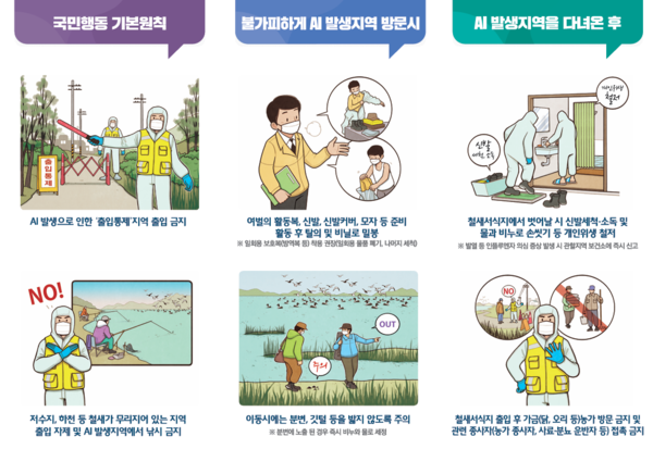 추석 연휴 대비 야생조류 조류인플루엔자(AI) 예방수칙 이미지 4