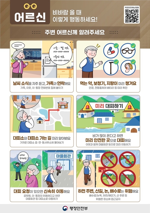 여름철 풍수해 국민행동요령 안내 이미지 1