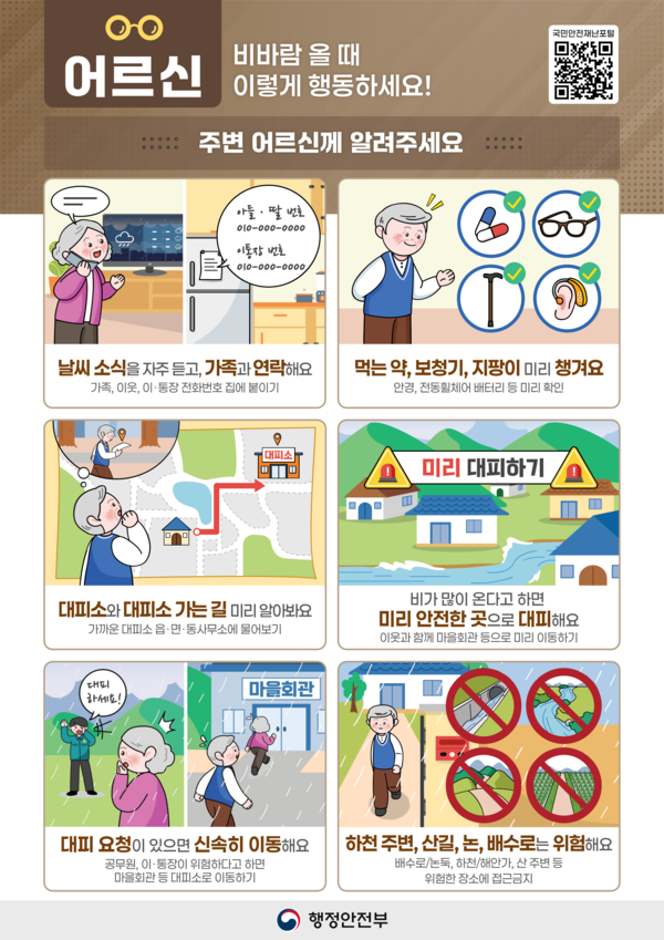 여름철 풍수해 국민행동요령 안내 이미지 1