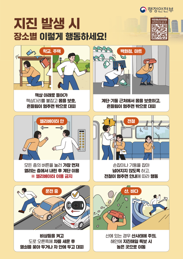지진 국민행동요령 안내 이미지 2