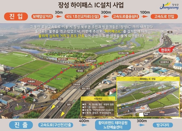 장성군, 장성읍 하이패스IC 신설 ‘첫 삽’ 이미지 1