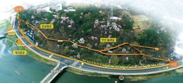 장성군 “안산 둘레길 걸으며 황룡강 감상해요” 이미지 2