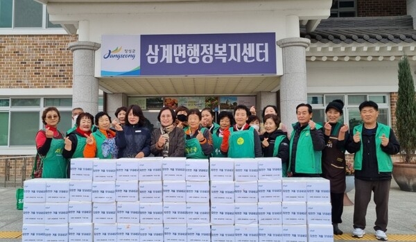 장성군 삼계면 새마을협의회‧부녀회, 김장 나눔으로 이웃사랑 실천 이미지 1
