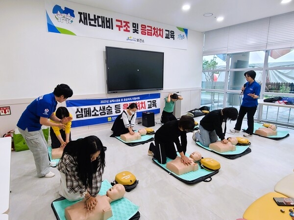 장성군, 생명 살리는 심폐소생술 교육 실시 이미지 1