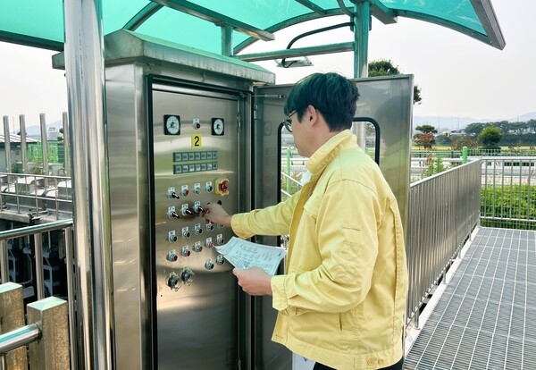 장성군, ‘침수 방지 핵심시설’ 장성배수펌프장 정비 이미지 2