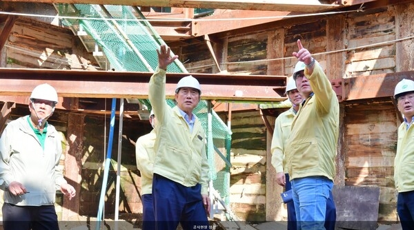 장성군, 여름철 자연재난 대응… 건설사업장 안전점검 이미지 1