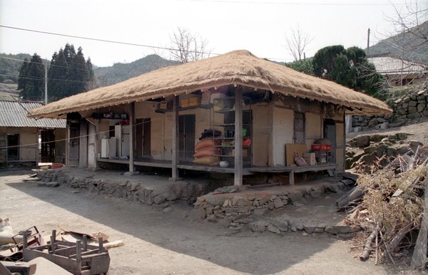 금곡마을 전경 (초가)