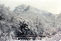 백암산 설경