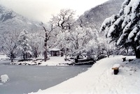 백암산 설경