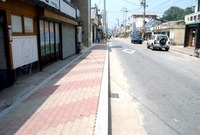 정비된시가지보도블럭