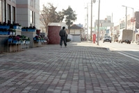 보도블럭(군청앞도로)