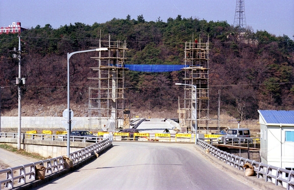 장성대교 공사현장