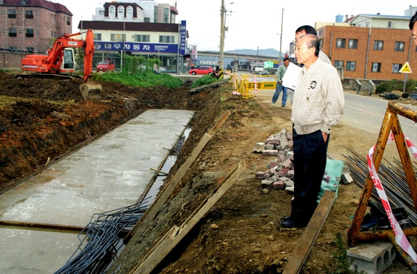 하수도정비 현장