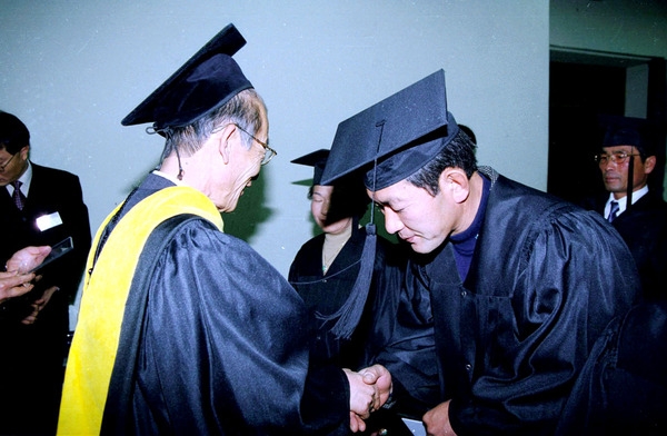 98년12월장성선비대학 수료식