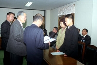 모암장학회 - 장학금 전달