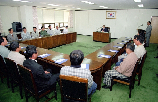 의용소방대원 자녀 장학증수여