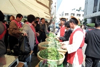 장성군 순회수집 농산물 판...