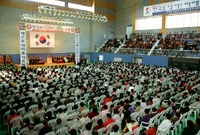 장성문화센터홍길동체육관준공...