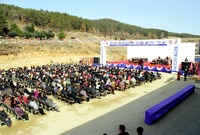 장성문화센터 건립공사 기공...