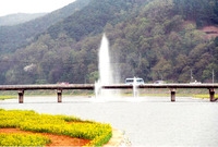 황룡강분수