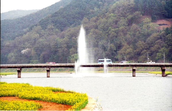황룡강분수