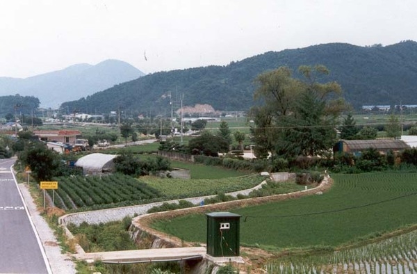 황룡면아곡리마을전경