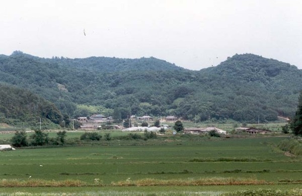 황룡면아곡리마을전경