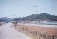 황룡면 필암 마을전경