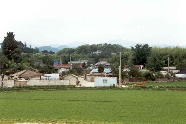 황룡면 장산리 마을전경