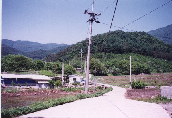 북이면 원덕리 마을전경