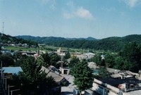 북이면 사거리 마을전경