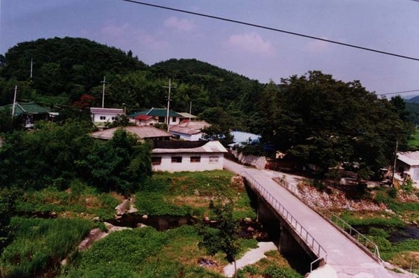 북이면 모현리 마을전경
