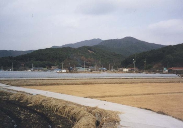 삼계면 수옥리 마을전경