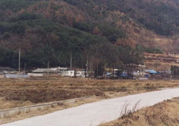 삼계면 수산리 마을전경