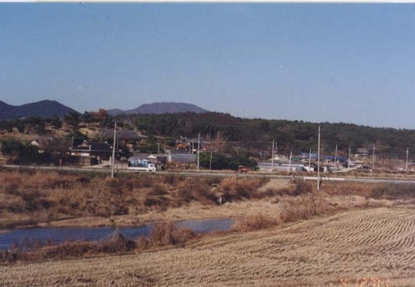 삼계면 주산리 마을전경