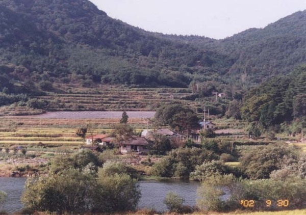삼계면 죽림리 마을전경