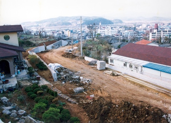 장성여중-장성매일시장소방도로현장