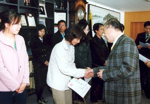 모암장학금전달