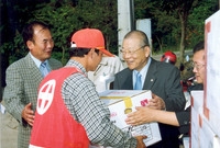 추석절 미화요원 격려