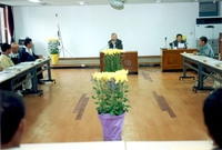 북하면 군수와 이장과대화
