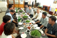 삼서면 군수와 직원과의 대...