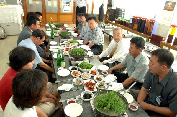 삼서면 군수와 직원과의 대화