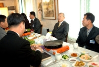 삼계면 군수와 직원과의 대...