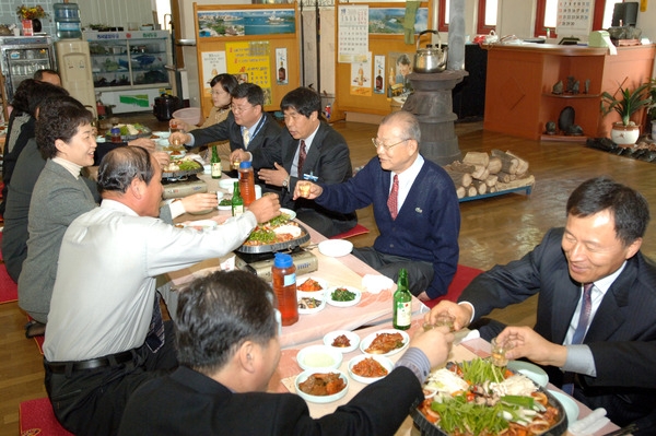 서삼면 군수와 직원과의 대화